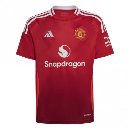 Manchester United Home Junior Short Sleeve Jersey 2024/2025