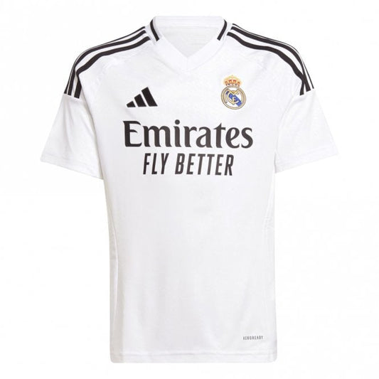 Real Madrid Home Junior Short Sleeve Jersey 2024/2025