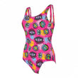 Womens Look Inside Silver Lined Scoopback Swimsuit
