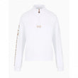 Womens Shin Stretch-Cotton Sweatshirt