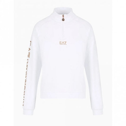 Womens Shin Stretch-Cotton Sweatshirt