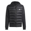 Mens Essentials Hybrid Down Hooded Jacket