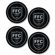 4 Pack Leather Coasters