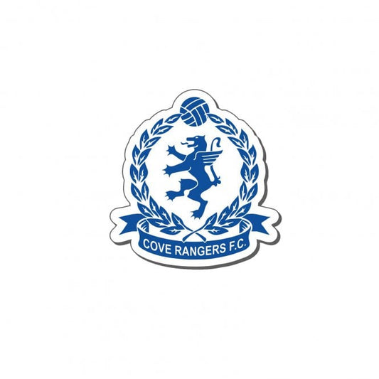 Cove Rangers Hand Made Wooden Club Crest Magnet