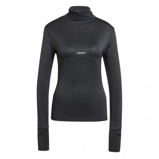 Womens TECHFIT COLD.RDY Funnel Neck Long Sleeve Long-Sleeve Top