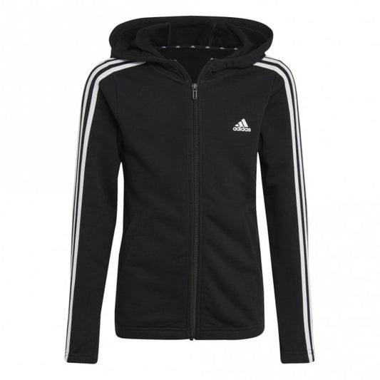 Girls Essentials 3-Stripes Full-Zip Hoodie