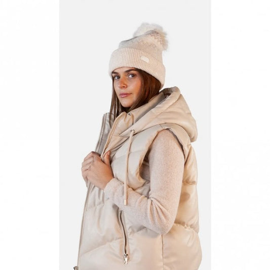 Womens Woodstar Pom Beanie