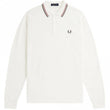 Mens M3636 Twin Tipped Long Sleeve Polo Shirt