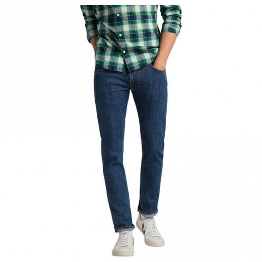Mens Daren Mid Stone Wash Regular Straight Jeans