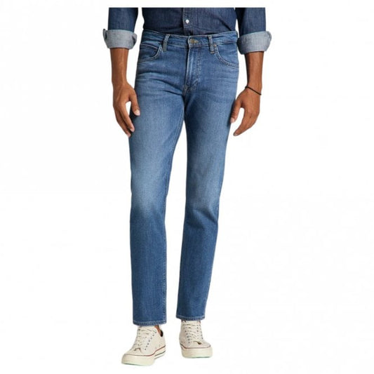 Mens Daren Zip Fly Low Stretch In Dark Freeport Jeans