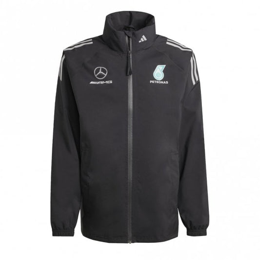 Mercedes AMG Petronas Formula One Team Mechanics Mens Rain Jacket