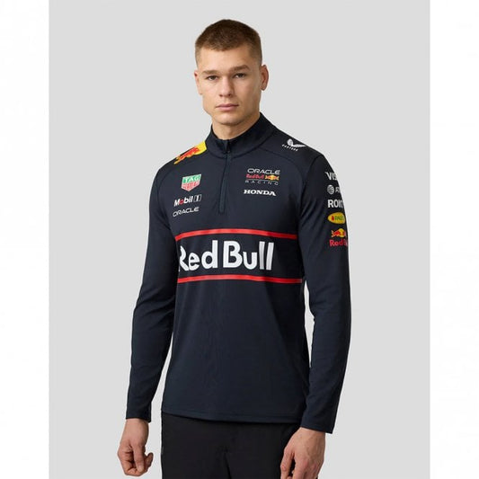 Oracle Red Bull Racing Unisex Teamline Mens 1/4 Zip