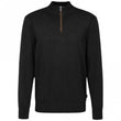 Mens Knit Troyer 1/4 Zip Sweatshirt