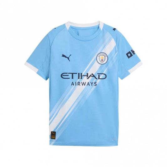 Manchester City Home Junior Short Sleeve Jersey 2025/2026
