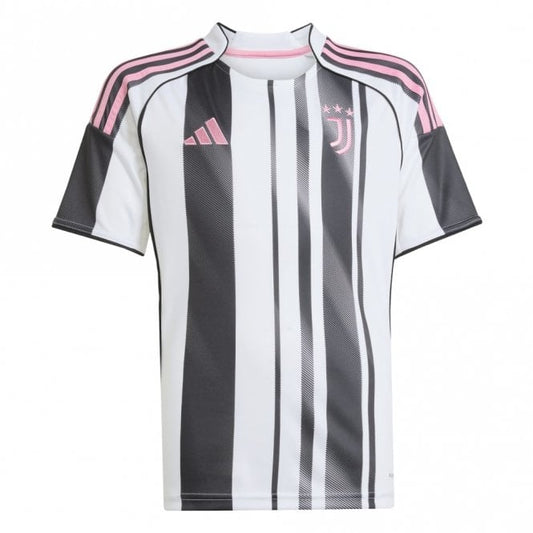 Juventus Home Junior Short Sleeve Jersey 2025/2026