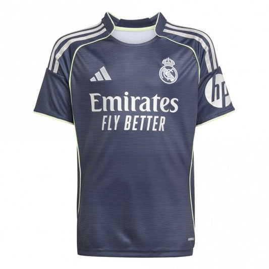 Real Madrid Away Junior Short Sleeve Jersey 2025/2026