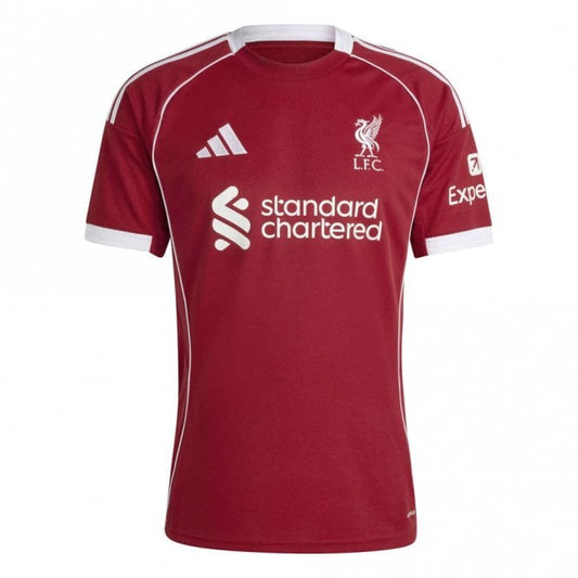 Liverpool Home Mens Short Sleeve Jersey 2025/2026