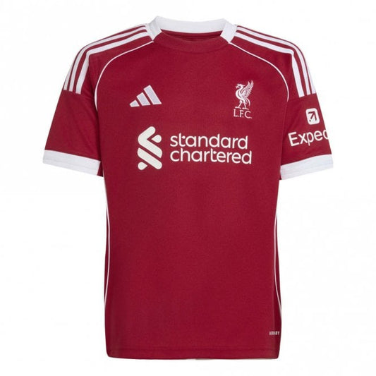Liverpool Home Junior Short Sleeve Jersey 2025/2026