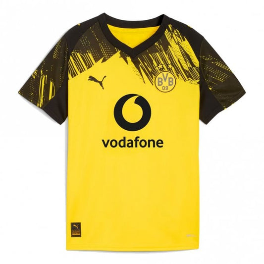 Borussia Dortmund Home Junior Short Sleeve Jersey 2025/2026