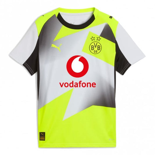 Borussia Dortmund Away Junior Short Sleeve Jersey 2025/2026