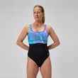 Womens Shaping Printed Contour Eclipse Swimsuit