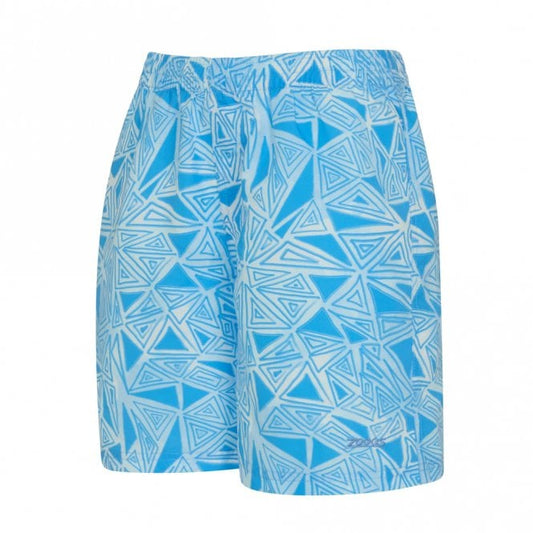Boys Geometric Print 15 Inch Swim Short