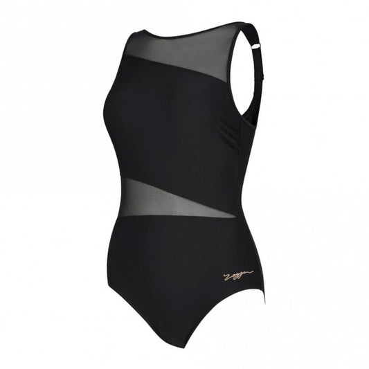 Womens Rustique Mesh V Back Swimsuit