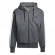 Mens Essentials 3-Stripes Fleece Hoodie