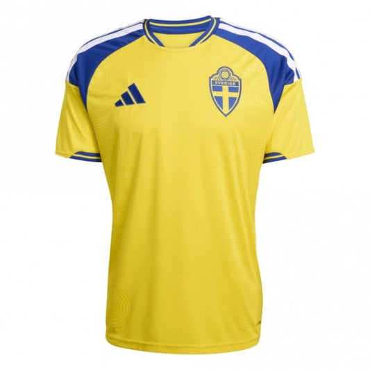 Sweden Home Mens Short Sleeve Jersey 2026