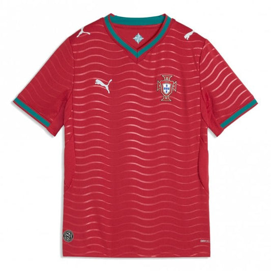 Portugal Home Junior Short Sleeve Jersey 2026