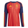 Spain Home Mens Long Sleeve Jersey 2026
