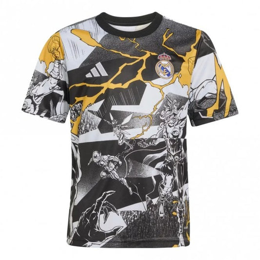 Real Madrid Avengers Junior Pre-Match Short Sleeve Jersey 2025/2026