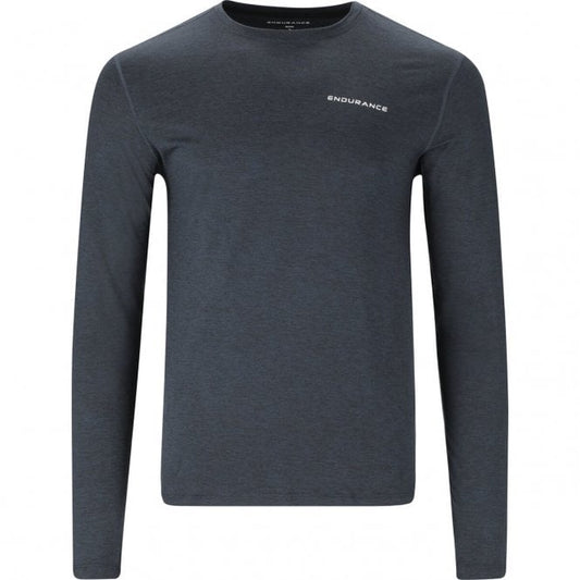 Mens Abdon Melange Long Sleeve T-Shirt