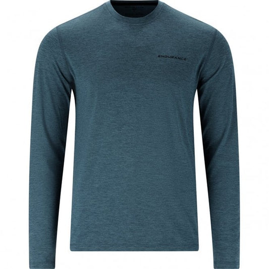 Mens Abdon Melange Long Sleeve T-Shirt