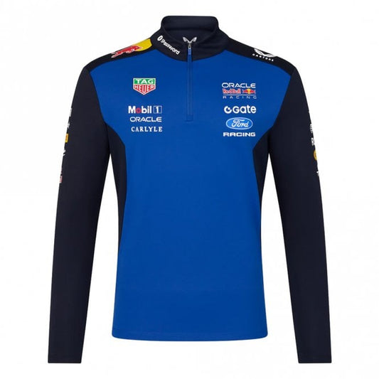Oracle Red Bull Racing Adult Unisex Teamline 1/4 Zip Midlayer