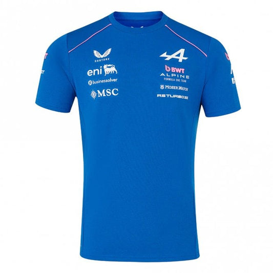 Official Mens BWT Alpine Formula One Team Set Up Mens T-Shirt