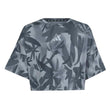 Adidas Sport Icons Allover Printed Girls Cropped T-Shirt