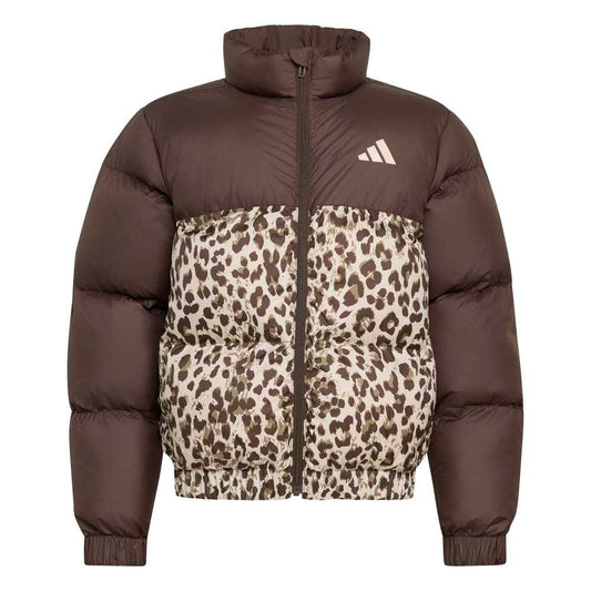 adidas Girls Synthetic Down Allover Print Jacket