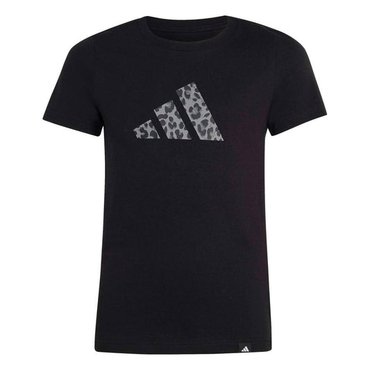 adidas Animal Print Girls  Graphic T-Shirt