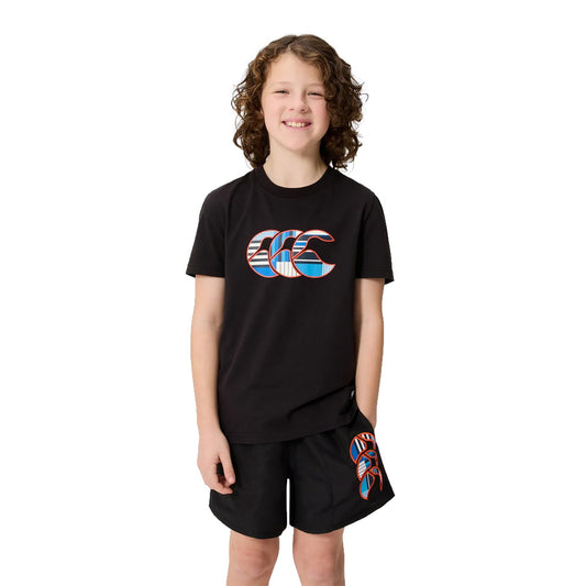 Canterbury Junior Uglies Logo T-Shirt Black