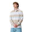 Canterbury Mens Multi Stripe Rugby Jersey Beige