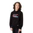 Canterbury Junior Uglies Logo Hoodie Black