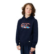 Canterbury Junior Uglies Logo Hoodie Navy