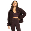 Gym+Coffee Womens Industry Fleece High Collar Jacket