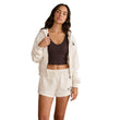 Gym+Coffee Womens Daily Zip Hoodie
