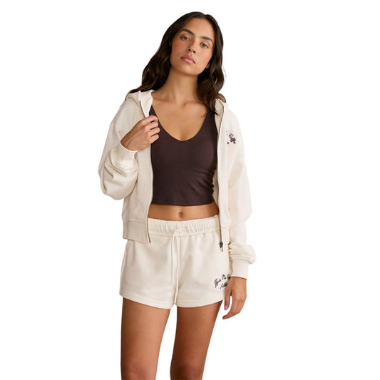 Gym+Coffee Womens Daily Zip Hoodie