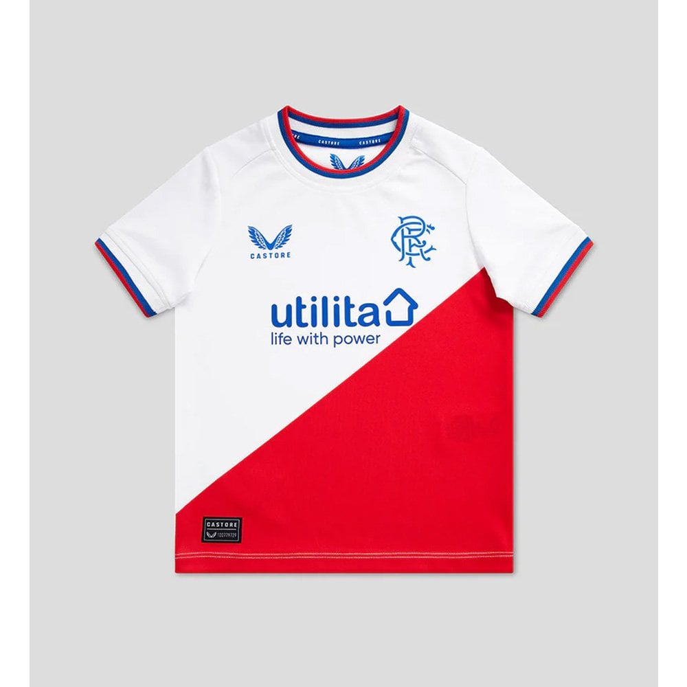 Castore Rangers Away Shirt 2020 2021 Junior